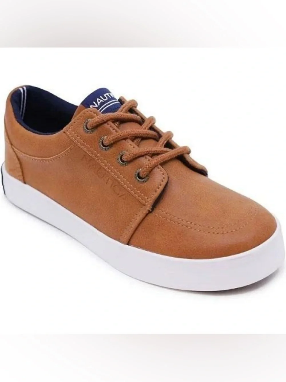 Good Used Nautica Kids Berrian Athletic Lace-Up Sneaker Size 5